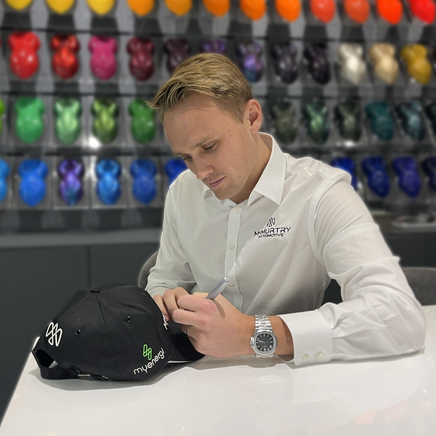 SIGNED -  Official McMurtry Automotive Team and Drivers Cap